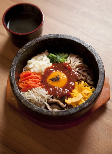비빔 바 한국 음식 스톡 사진