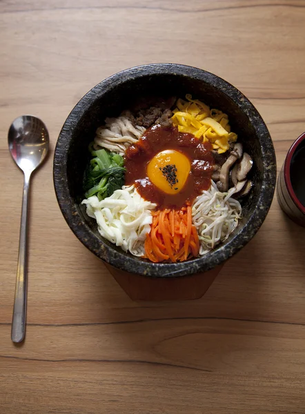 Bibim-ba cibo coreano Immagine Stock