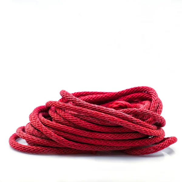 Красная веревка — стоковое фото