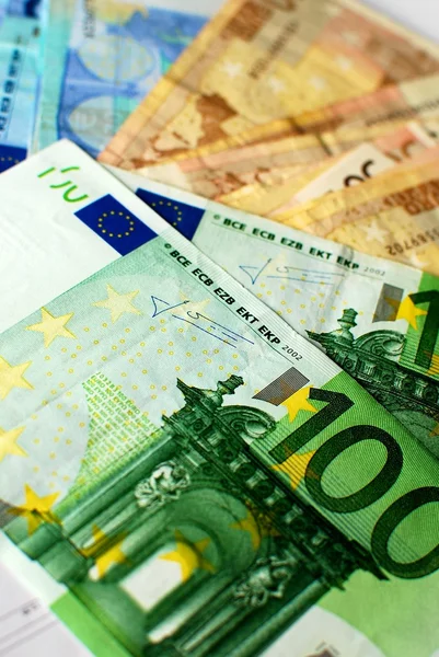 Peníze, euro. — Stock fotografie
