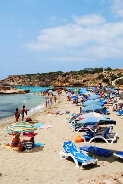 Strand von Ibiza Stockbild