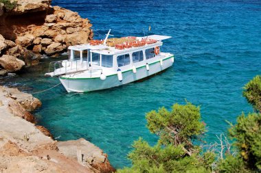 tekne. İbiza Adası.