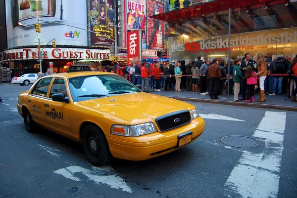 แท็กซี่ในนิวยอร์ก . — ภาพถ่ายสต็อก