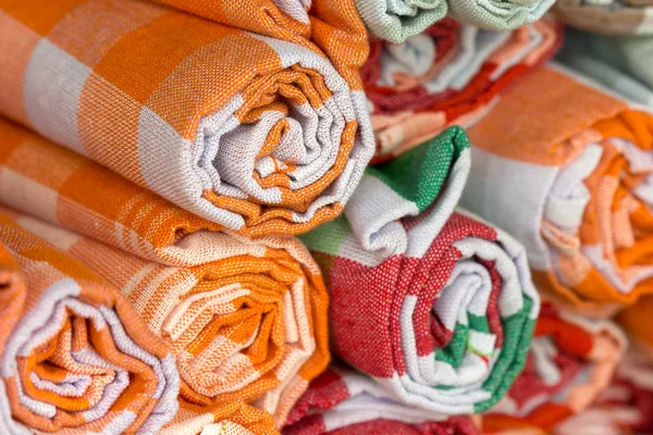 Colorful asian fabric loincloth — Stock Photo, Image