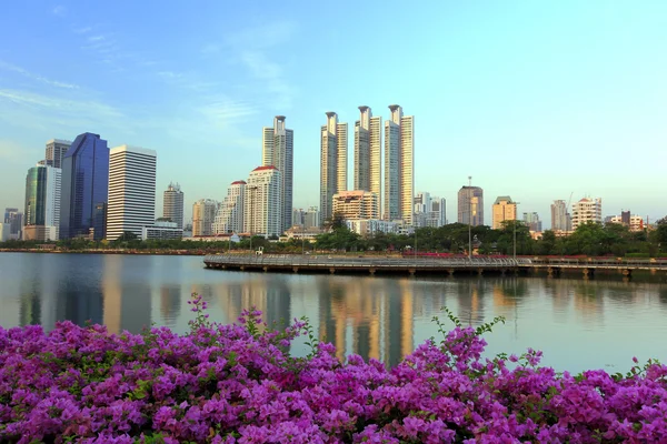 Cidade no jardim na Tailândia — Fotografia de Stock