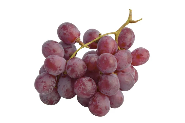 Red grape isolated on white — Stock Photo, Image