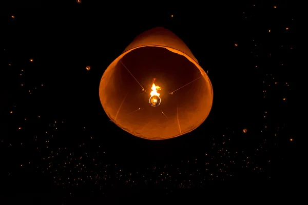 Yi Peng,Firework Festival in Chiangmai Thailand — Stock Photo, Image