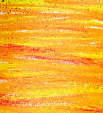 turuncu - sarı soyut el boyalı arka plan dokusu