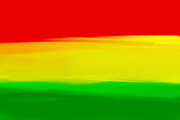 Bolivia handmålade flagga — Stockfoto