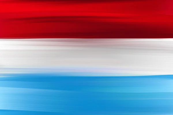 Lüksemburg Milli el boyalı bayrağı — Stok fotoğraf