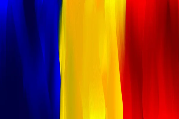 Флаг Румынии ручной работы — стоковое фото