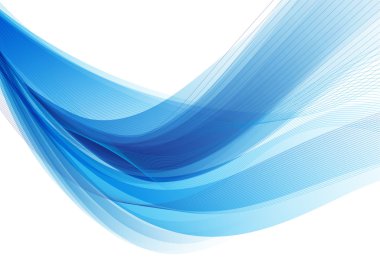 Mavi yumuşak dalgalı renkli. raster sürüm