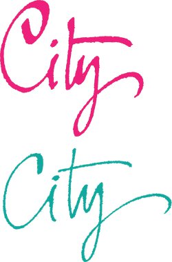 Özgün el yazısı parşomen için logo