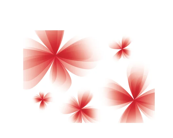 抽象的な様式化された花の背景. — ストックベクタ