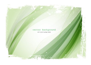 ışık yeşil vektör pürüzsüz modern dalgalı arka grungy kenarlık