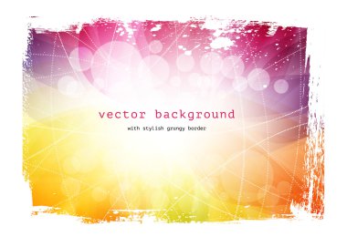 mor ve sarı vektör pürüzsüz modern dalgalı arka grungy kenarlık