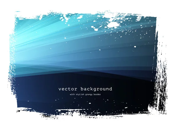 koyu mavi pürüzsüz dalgalı arka plan aşınmış sınır vektör