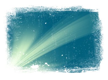 grungy sınır ile düzgün vintage dalgalı arka plan aşınmış