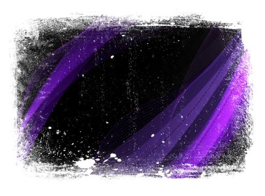 karanlık grungy sınır ile pürüzsüz modern dalgalı arka plan aşınmış