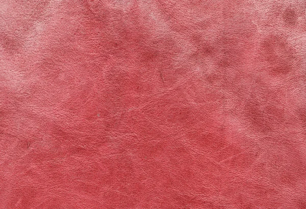 红色皮革麂皮绒背景纹理 — 图库照片
