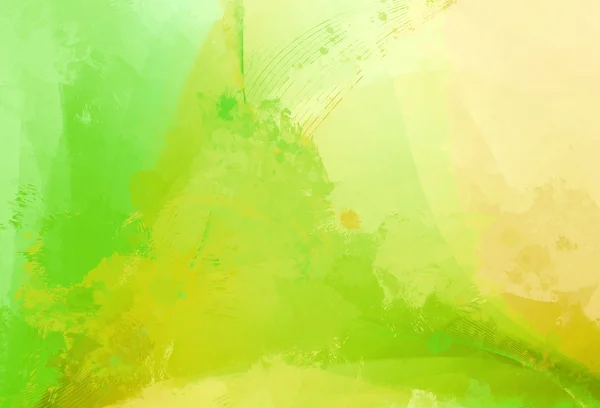 抽象的な緑汚れたペイントの背景 — ストック写真