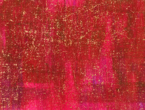 Kırık grungy kırmızı boya arka plan ile kirli eski kağıt — Stok fotoğraf