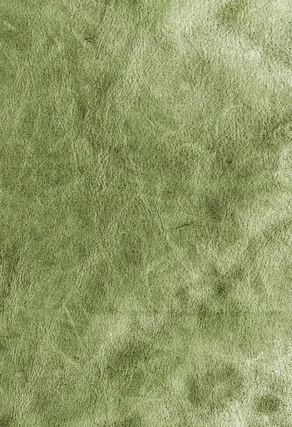 Textura de fondo de ante de cuero verde — Foto de Stock