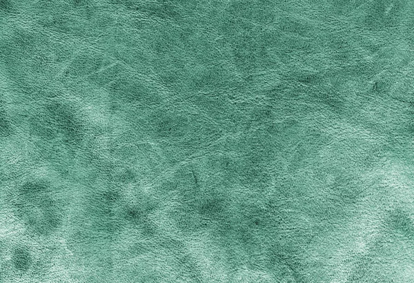 Turquoise leather suede background texture — Stock Photo, Image