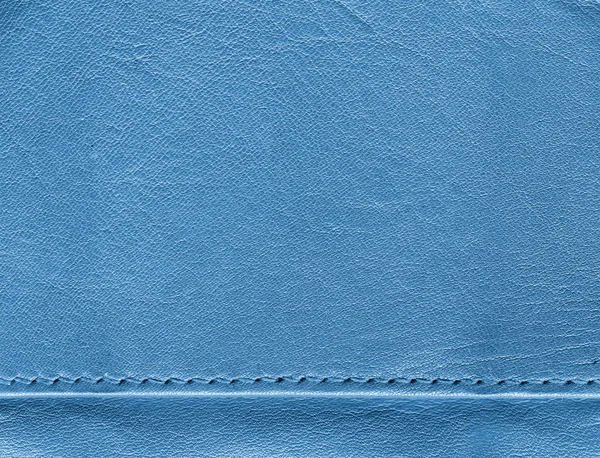 Texture di sfondo in pelle blu — Foto Stock