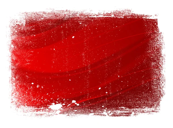 Rojo usado suave fondo ondulado moderno con borde grueso — Foto de Stock
