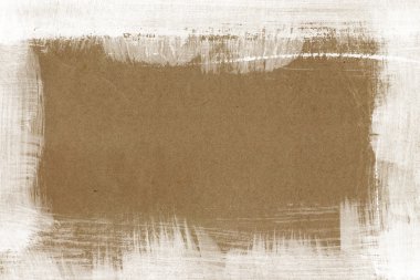 eski kağıt arka plan beyaz el ile grungy sınır boyalı