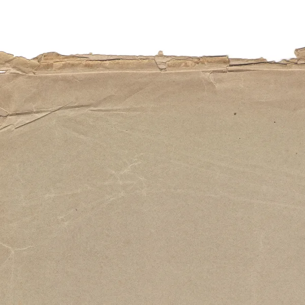 Old paper background with torn distressed edge — Stock Photo, Image