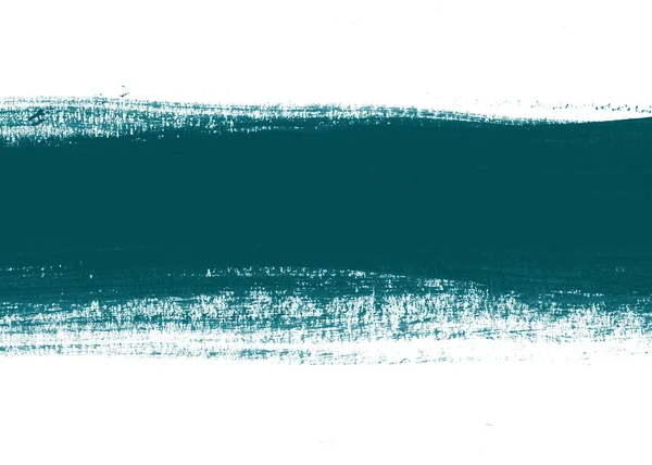 Mavi el boyalı fırça konturu daub arka plan — Stok fotoğraf