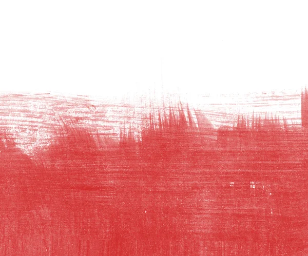 Червона абстрактна текстура ручного розфарбованого фону — стокове фото