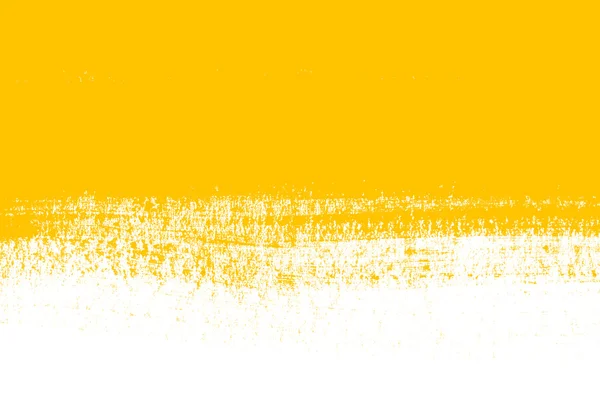 Żółty ręcznie malowane szczotka tło udar mózgu — Zdjęcie stockowe