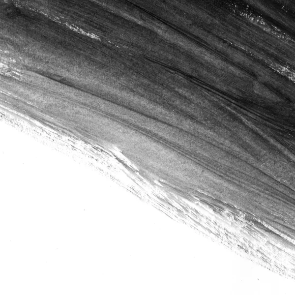 Черный ручная роспись мазка — стоковое фото