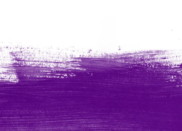 Violet peint à la main coup de pinceau fond — Photo