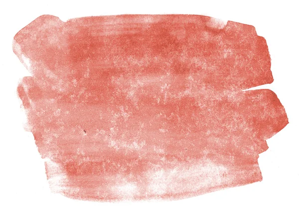 Pink hand painted brush stroke watercolor background — Stock Photo, Image