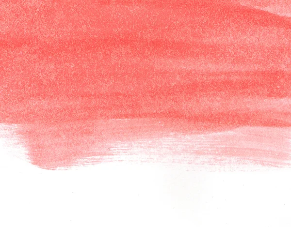 Vermelho abstrato pintado à mão aquarela fundo — Fotografia de Stock