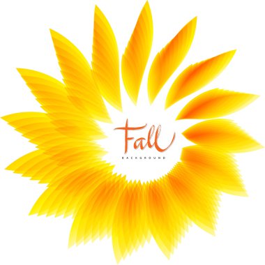 -sonbaharda sarı çiçek background - şekil düşmek