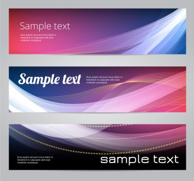 renkli parlak vektör afiş