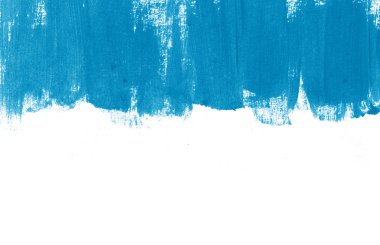 Mavi el boyalı fırça darbeleri arka plan