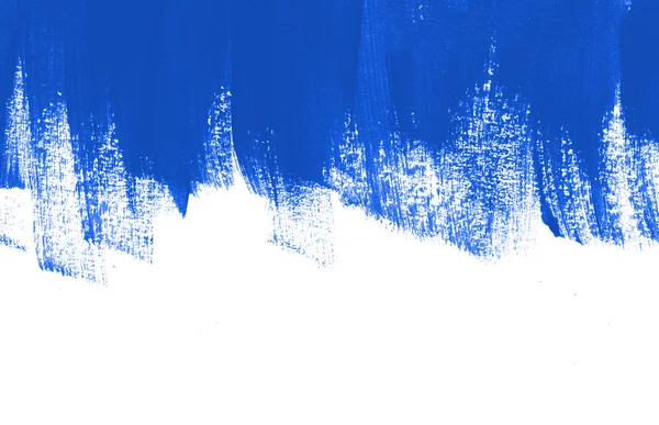 Mavi el boyalı fırça darbeleri arka plan — Stok fotoğraf