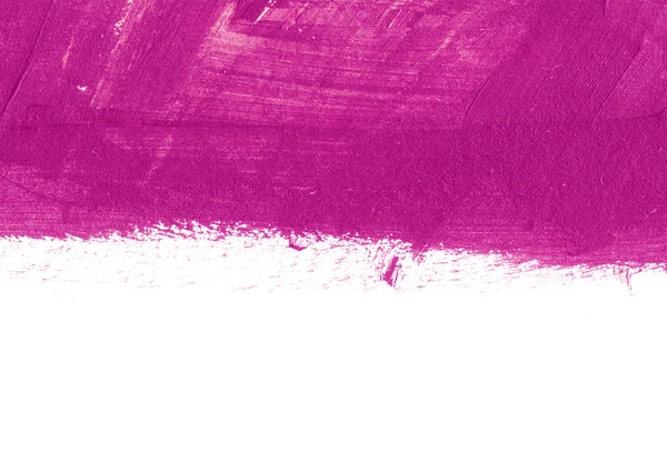Purple hand-painted brush stroke daub background — Stock Photo, Image
