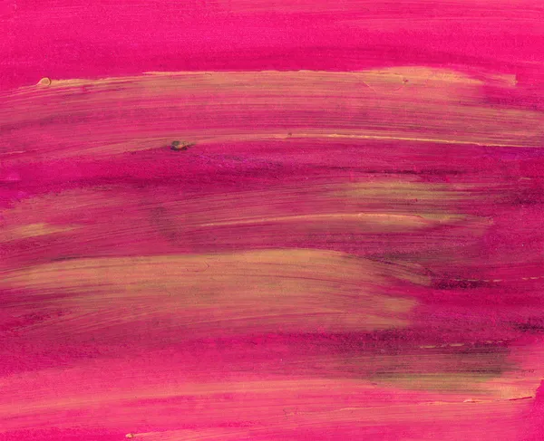แปรงทาสีด้วยมือสีชมพูพื้นหลัง daub — ภาพถ่ายสต็อก