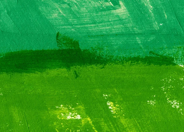 Zielony ręcznie malowane szczotka udar kicz tło — Zdjęcie stockowe