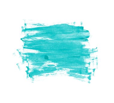 Turkuaz el vuruşları doku boyalı