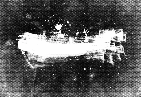 Белый абстрактный ручной мазок кистью Дауб на винтажном грандиозном фоне — стоковое фото