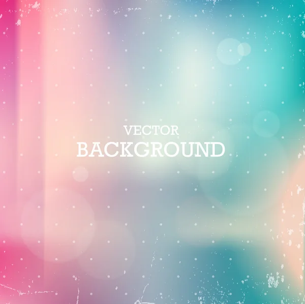 Vector vintage blurry unfocused background with light leaks — Stock Vector
