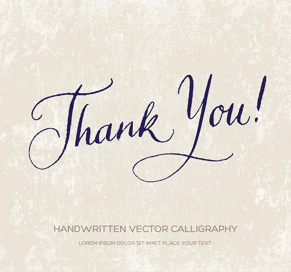 Teşekkür ederiz. vektör kartı - poster. — Stok Vektör
